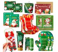 19pcs Gift Sets for Teenage Girls - Avocado Skin Care Sets & Kits - Luxury Facial Kits for Women with Face&Lip&Eye&Hand&Foot Mask,Body Cream,Lip Blam,Holiday Greeting Card&Hairpin