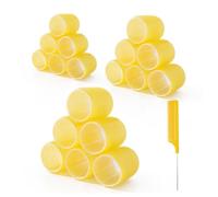 19pcs Grip Hair Roller With Tail Comb Set Salon Dressing Curlers Styles Heatless Curlers Or Long Short 3 Sizes Rollers Afanso Size Hair Roller Sets