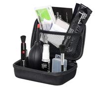 19PCS Professional Camera Cleaning Kit For Digital SLR Cameras, Lens Cleaner Sensor Clean Set with Blowing Bottle, Cleaning Solution, Lens Cleaning PEN, Cleaning Brush, Cleaning Swabs, Cleaning Cloth