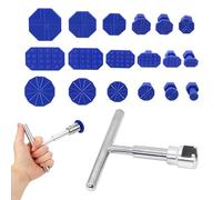 19Pcs Professional Car Dent Puller Kit - Heavy Duty T-Bar Dent Removal Tool with 18 Pull Tabs | Paintless Repair Kit for Hail Damage, Door Dings & Body Imperfections