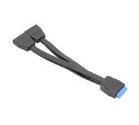 19Pin USB Header USB3.0 1 To 2 Splitter Internal USB Extension Cable For Computer Motherboard 200mm USB 3.0 19Pin/20Pin Header Splitter USB 3.0 To 19pin DualPort Header Adapter Sockets Splitter