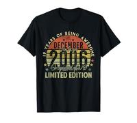 19th Birthday Gifts Vintage December 2006 19 Years Old Men T-Shirt