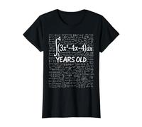 19th Birthday Integral Calculus Math Nerd Funny Value Graphic T-Shirt, Women, Black, XL