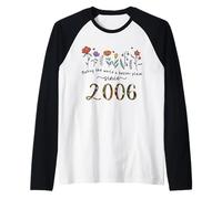 19th Birthday Making The World A Better Place Since 2006 Raglan Baseball Tee