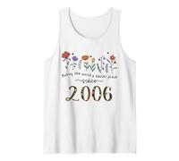 19th Birthday Making The World A Better Place Since 2006 Tank Top