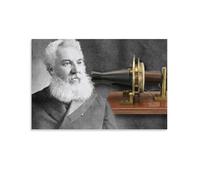 19th-century Canadian Inventors Alexander Graham Bell Poster4 Print Photo Art Painting Canvas Poster Home Modern Decor Posters 12x18inch(30x45cm)