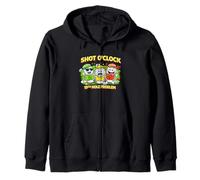 19th Hole Problem, Fairway to Bar Golf Cart Beer Crew Back 9 Zip Hoodie