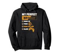 19th Perfect Birthday Gaming 19 Years Old Gamer Boys Gift Pullover Hoodie