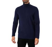 19th Roll Neck Longsleeved T-Shirt Navy 4XL