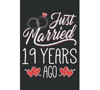 19Th Wedding Anniversary Gifts 19 Years Marriage Matching: Journal/Ruled Notebook with Premium Paper, 6" x 9", Inner Pocket, 120 Pages