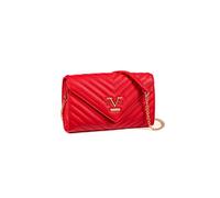 19V69 ITALIA Women Shoulder Bag Leonarda Silver, red, 16 cm x 26 cm x 5 cm