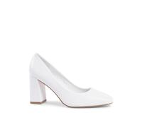 19v69 Italia Womens Pump White Leather - Size UK 3