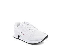 19V69 ITALIA Women's Sneaker White SNK 003 W Oxford Flat, 3 UK