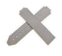 19x13mm Silicone Watchband Fit For Hublot Watch 21x15mm Silicone Bracelet Men's Sport Watch Strap Sweat-proof Belt Band Accessories(Gray,19x13mm)