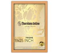 19x25 Inch Poster Picture Frame beech(48.26x63.5) |Acrylic front| |mdf backing with both ways hanging hooks|Ideal for Artwork and Decor