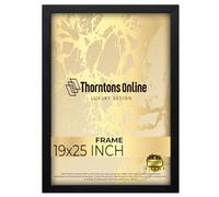 19x25 Inch Poster Picture Frame Black (48.26x63.5) |Acrylic front| |mdf backing with both ways hanging hooks|Ideal for Artwork and Decor
