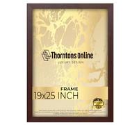 19x25 Inch Poster Picture Frame Mahogany (48.26x63.5) |Acrylic front| |mdf backing with both ways hanging hooks|Ideal for Artwork and Decor