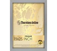 19x25 Inch Poster Picture Frame Silver (48.26x63.5) |Acrylic front| |mdf backing with both ways hanging hooks|Ideal for Artwork and Decor