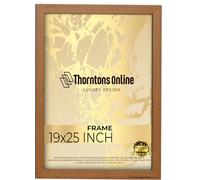 19x25 Inch Poster Picture Frame Walnut (48.26x63.5) |Acrylic front| |mdf backing with both ways hanging hooks|Ideal for Artwork and Decor
