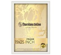 19x25 Inch Poster Picture Frame White (48.26x63.5) |Acrylic front| |mdf backing with both ways hanging hooks|Ideal for Artwork and Decor