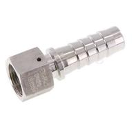 19x33 mm & G3/4'' Stainless Steel 1.4301 Hose Pillar with Union Nut DIN EN 14423 / DIN 2826