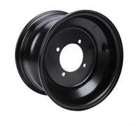 19X7.00-8 8 Inch ATV Front Wheel Rim, Steel Alloy 4-Hole Replacement for Go Kart, Quad, Buggy and Off-Road Vehicles, Fits for Roketa, for Kazuma, for BMX, for TaoTao and Other Chinese ATV Brands