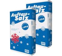 1a-Handelsagentur 2 x 10 kg road salt in a bag, de-icing salt, road salt, scattering agent, rock salt.