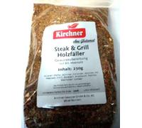 1a Kirchner Spices 49689 Steak and Grill Wood Faller Spice Preparation with 8% Sea Salt without Glutamate Transparent Bag 250 g
