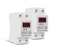 1A to 30A 60A 230V Adjustable Current Protector Intelligent Auto Recovery Overcurrent Device LED Display Amp Meter 1Pcs Automatic switch (Size : 30A)