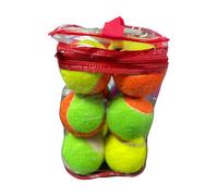 1ABOVE 12pack Multi-Colour Tennis Balls for Dogs with Carry Bag, Throw and Fetch, Outdoor Exercise, Throw Play and Great Fun for Dogs Puppy Toys