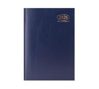 1ABOVE 2026 A5 Day-to-Page Appointment Diary | Premium Hardback Casebound Planner with Hourly Schedule | Daily Organiser & Year Planner for Home, Office & Businesse (BLUE)