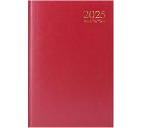 1ABOVE 2026 A5 Week to View Diary | Week to View A5 Planner |60gsm-Paper| Hardback Cover | Casebound for Home and Office Use (MAROON)