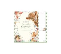 1ABOVE 2026 Family Organiser Calendar Wall Planner With Memo Pad & Shopping List, Monthly Five Columns - ANIMAL
