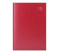 1ABOVE 2026 Premium Quality A4 Day to Page Appointment Diary |Hardback Casebound DAP Year Planner for Appointments- for Home and Office Use (RED)