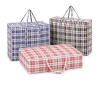 1ABOVE 3 Pack Medium Zipped Storage Bags 57 x 47 x 30 cm