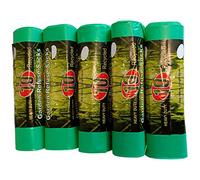 1ABOVE_50PK Garden Bin Sacks 80Litre Heavy Duty Bin Liners, Refuse Sacks Pack of 10 X 5 Heavy Duty 60 μm, 80 litre Waste Dustbin Bags roll for DIY