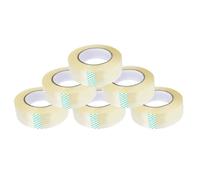 1ABOVE 6 Rolls Clear Packaging Tape 48mm x 66m |54 Microns| Ideal for Packing, Moving, Warehouse Use, Heavy Duty, Long Lasting, Strong Clear, Polypropylene, Cardboard Compatible