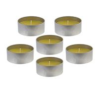 1ABOVE 6Pk Outdoor Citronella 8 Hours Burn Candle in Tin- Mosquito Fly Insect Repeller