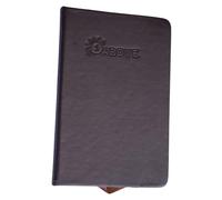 1ABOVE A4 Soft Feel Notebook with Lined Pages | Hardback Journal | Elastic Closure and Ribbon |Paper Pocket | 80gsm | 160 Pages (80 Sheets) -TAN