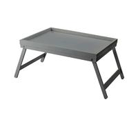 1ABOVE Bamboo Folding Breakfast Tray, Multipurpose Lap Tray for Breakfast in Bed, Sofa, Eating, Working, Serving, Drawing, Laptop Stand & Snack Tray (GREY)