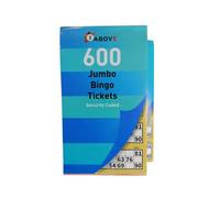 1ABOVE Bingo Tickets Stationery Multi Game Kids Adult Fun Books Pages Jumbo (2)