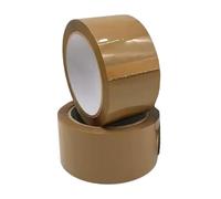 1ABOVE Brown Packing Tape 48mm x 66m (2 Rolls) - Heavy Duty 54 Microns | Strong Brown Parcel Tape for Boxes, Moving, Packaging & Shipping