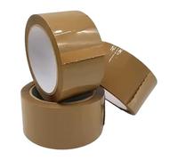 1ABOVE Brown Packing Tape 48mm x 66m (3 Rolls) - Heavy Duty 54 Microns | Strong Brown Parcel Tape for Boxes, Moving, Packaging & Shipping