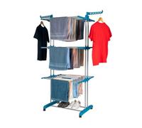 1ABOVE Clothes Drying Airer, 4-Tier Foldable Clothes Hanger Adjustable Large Garment Laundry Racks for Indoor Outdoor Clothes Dryer, 15 Metre Drying Space, Holds up to 15 KG