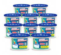 1ABOVE Dehumidifier 500ml Pack of 10, Interior Moisture Absorber Tubs for Condensation, Damp and Musty Odours, Non-Electric Dehumidifiers for Home, Wardrobe, Bedroom, Caravan, Office and Garage