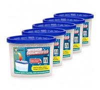 1ABOVE Dehumidifier 500ml Pack of 5 | Condensation Remover Moisture Absorber, Dehumidifiers for Damp, Mould, Moisture in Home, Kitchen, Wardrobe, Bedroom, Caravan, Office, Garage, Basement