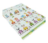 1Above Foldable Baby Playmat 180x130cm | Waterproof | Reversible Large Playmat | Thick Padded XPE Baby Crawl Mat | Ideal for Bedroom, Nursery & Playroom
