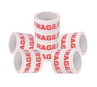 1ABOVE Fragile Packing Tape 48mm x 66m (12 Rolls) - Premium Quality Heavy Duty Tape | Strong Fragile Parcel Tape for Boxes, Moving & Shipping