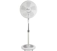 1ABOVE Heavy Duty 5 Blade Pedestal Stand Fan, 140cm Adjustable Height, 3 Speed Setting, Heavy Round Base, Oscillating, Tilting head [Energy Class A+++]