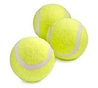 1ABOVE Pack Of 3 Durable Sport Play Tennis Cricket Dog Toy Ball, Sturdy & Durable, Great For Lessons, Practice, Throwing Machines Adults Children Exercise Pets…